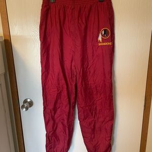 Vintage Washington Redskins XL Youth 20 Windbreaker Pants